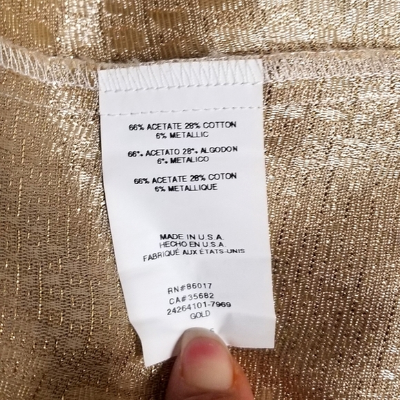 Gold Bebe Knee Length Animal Print Skirt - Picture 8 of 9